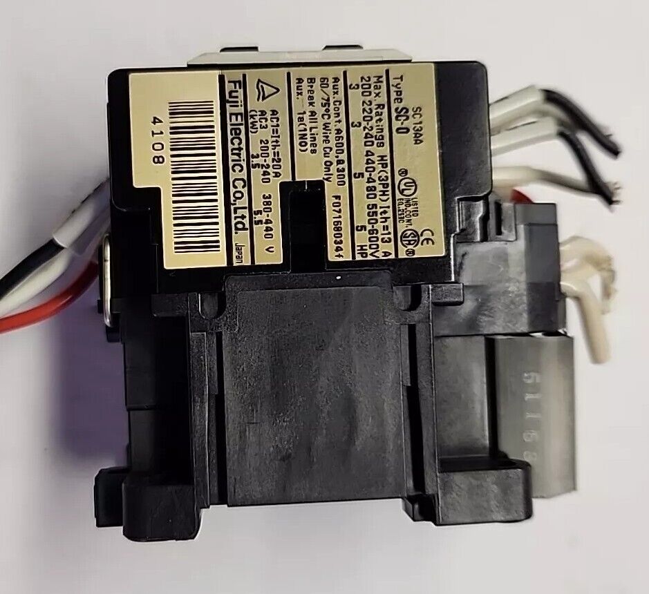 FUJI ELECTRIC SC-0 (13) Magnetic Contactor with Warranty & Free Shipping