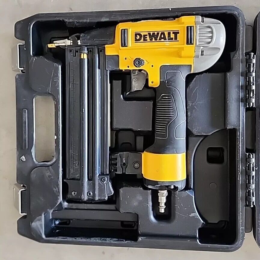 DEWALT DWFP12233 18-Gauge Precision Point Pneumatic Brad Nailer with Case