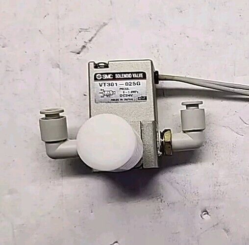 USED SMC VT301-025G Solenoid Valve - Free Shipping