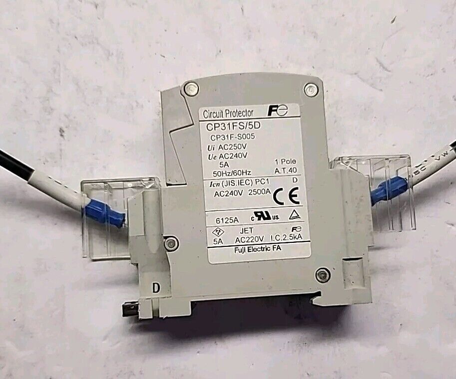 Fuji CP31FS/5D Circuit Protector 5A 240V 1-Pole - Free Shipping