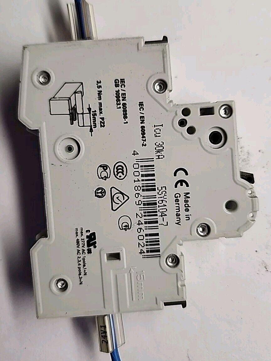 Siemens 5SY61 MCB C4 Circuit Breaker 1 Pole 230/400V Free Shipping