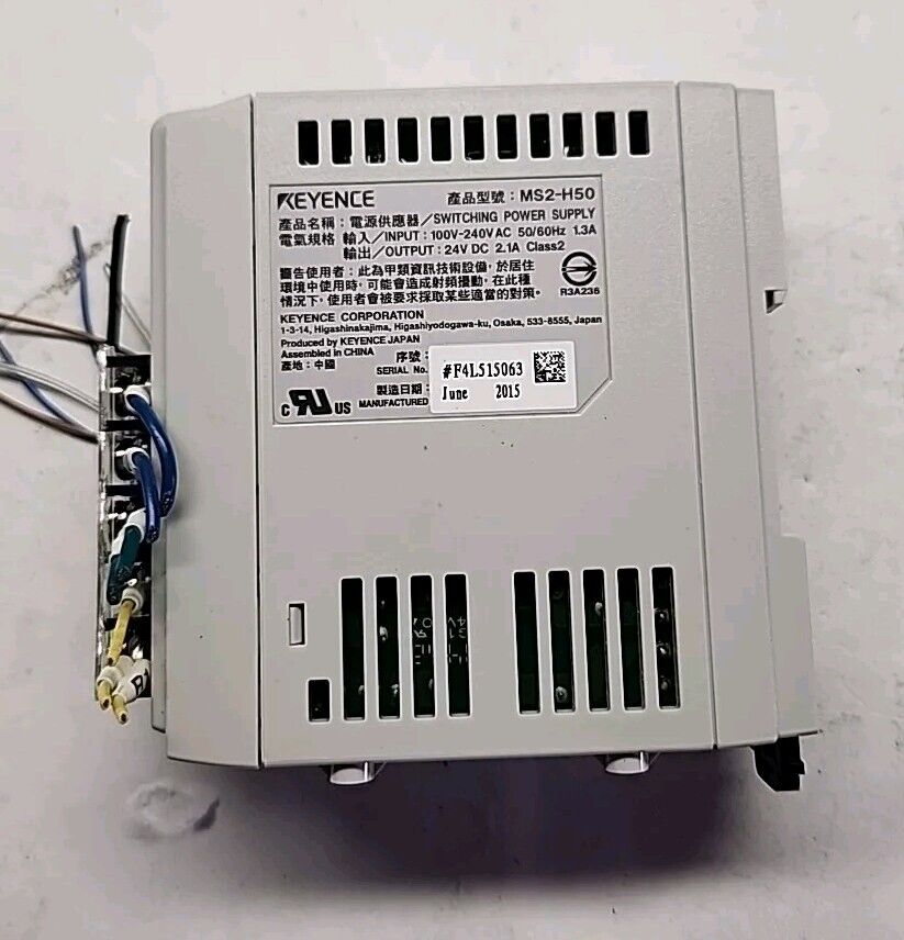 Keyence MS2-H50 Switching Power Supply 24 VDC 2.1 A Free Shipping