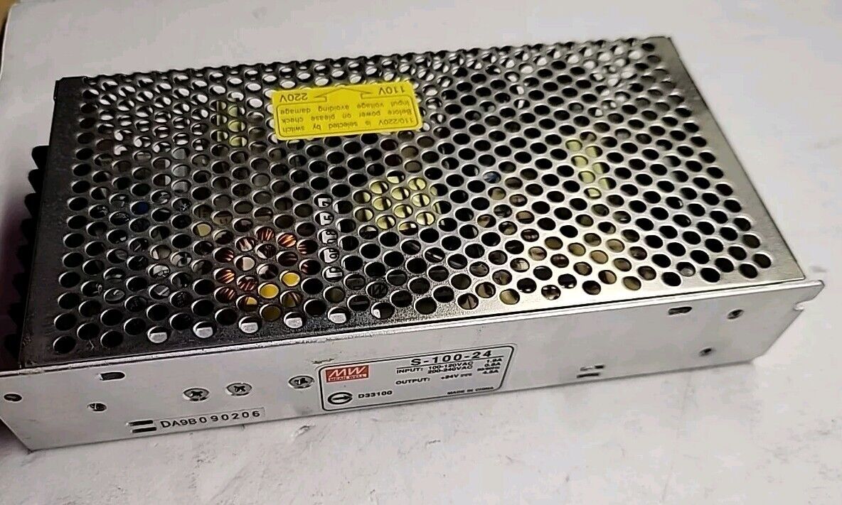 MEAN WELL MW S-100-24 Power Supply 24V 4.5A with Warranty & Free Shipping