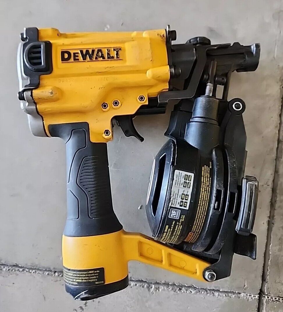 DEWALT DW45RN 15 degree Coil Roofing Nailer with Warranty & Free Shipping