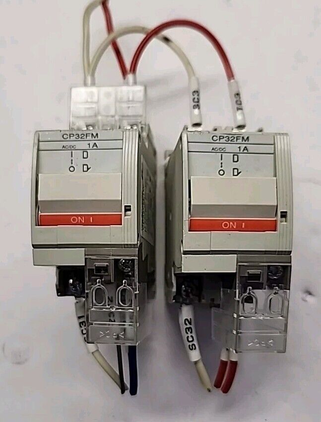 Lot of (2) Fuji Electric Circuit Breakers CP32FM/1W - Free Shipping