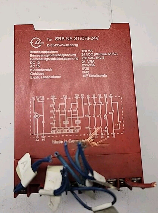 ELAN SRB-NA-ST/CHI-24V SAFETY RELAY MODULE with Warranty & Free Shipping