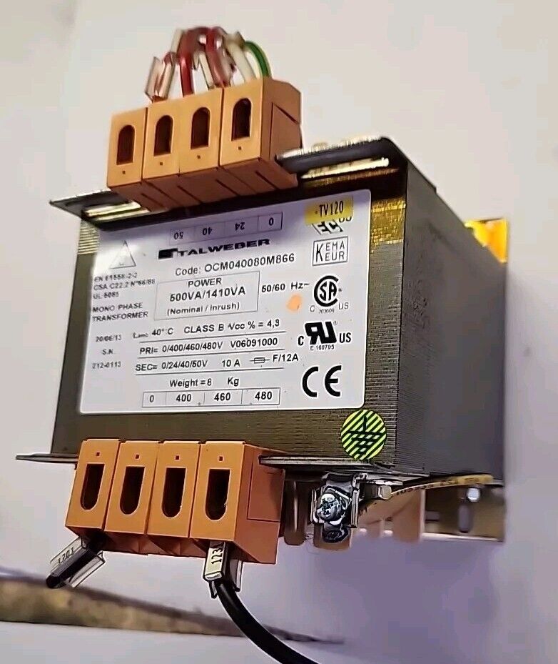 Talweber Mono Phase Transformer OCM0400809398 Free Shipping