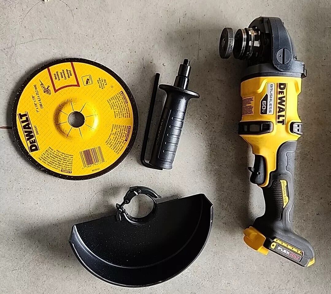 DeWALT DCG440B 60V FLEXVOLT 7" Angle Grinder w/KICKBACK BREAK - Free Shipping