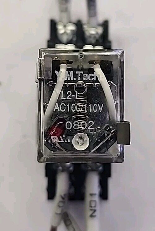 Y.M. Tech DC24V Relay YL2-L with Base - Free Shipping