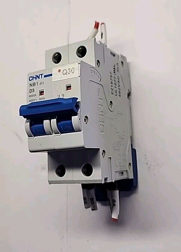 CHiNT NB1-63 D3 / E218757 3-POLE CIRCUIT BREAKER with Warranty & Free Shipping