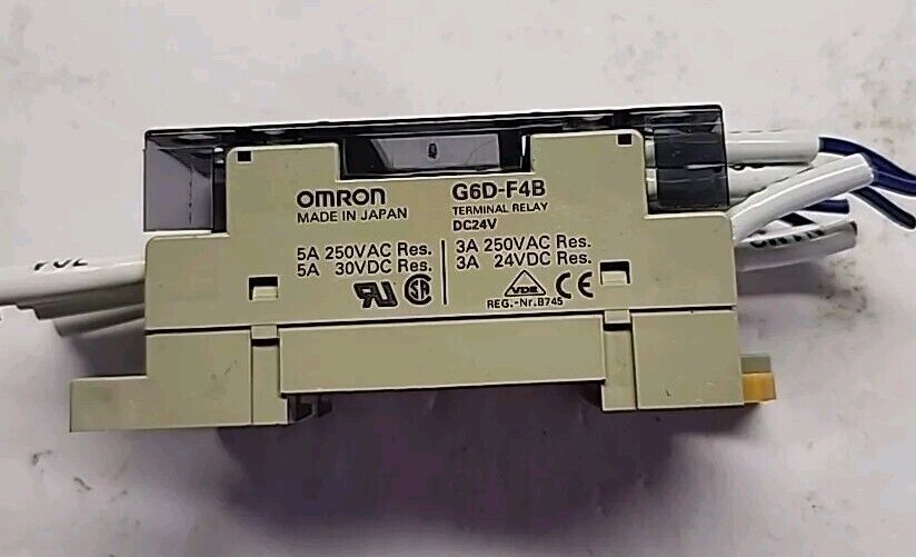 Omron  G6D-F4B  General Purpose Relay Module 24 VDC 5 Amp 250 VAC Free Shipping