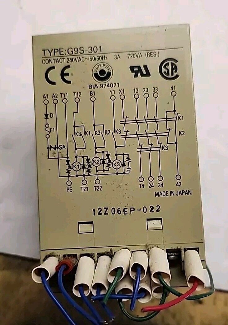 Omron G9S-301 Safety Relay with Warranty & Free Shipping