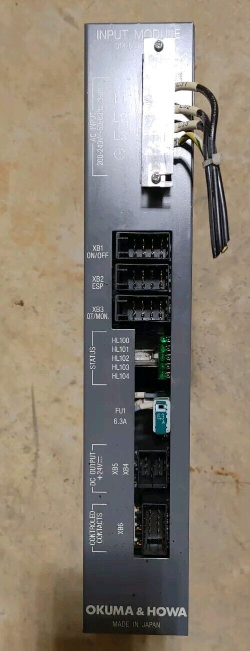 Okuma Howa D14-503-001/01 Input Module - Free US Shipping