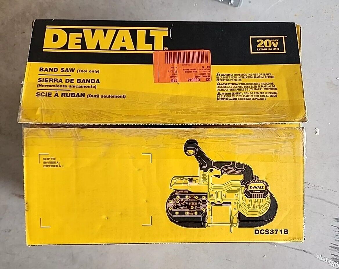 DeWalt 20V MAX 15 in. Cordless Lithium-Ion Band Saw DCS371B New Tool Only