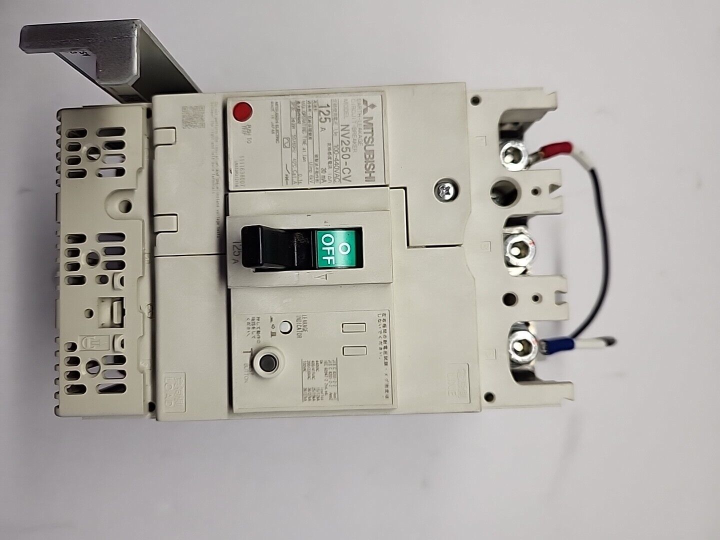 Mitsubishi NV250-CV Circuit Breaker 125A 100-440VAC with Warranty & Free Ship