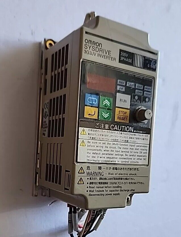 OMRON Sysdrive Inverter 3G3JV-A2001 with Warranty & Free Shipping