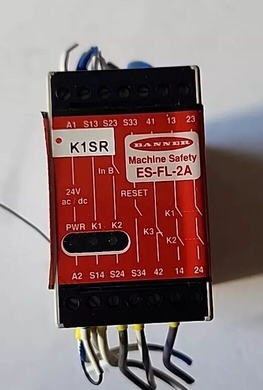 Banner ES-FL-2A Safety Relay with Warranty & Free Shipping