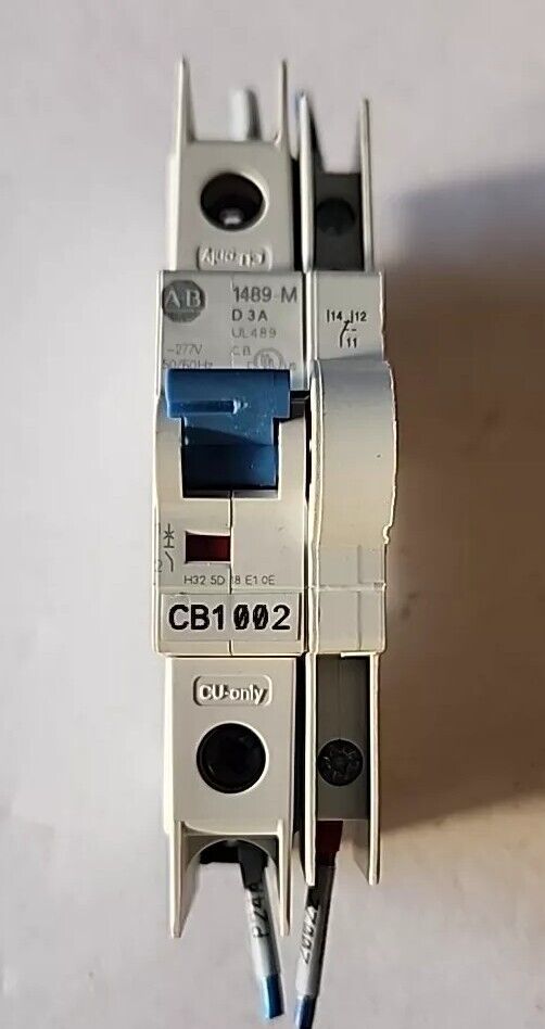 Allen Bradley Circuit Breaker D3 1489-AMRA3 E197878 1489-M 1 Pole Unit