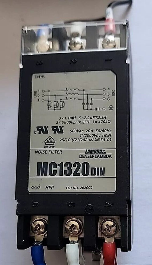 Densei Lambda Noise Filter MC1206DIN with Warranty & Free Shipping