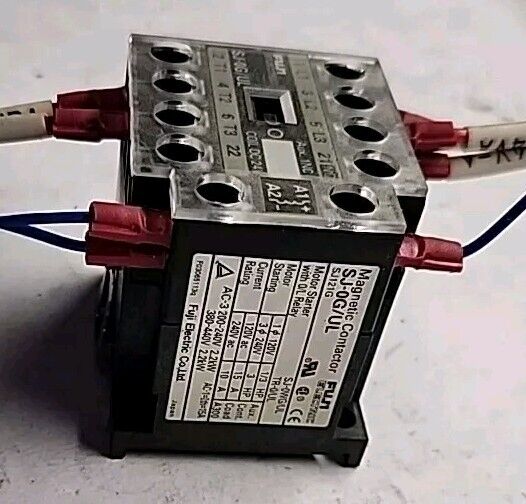 FUJI MAGNETIC CONTACTOR SJ-0G/UL COIL DC 24V - Free Shipping