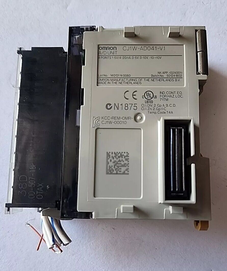 OMRON CJ1W-AD041-V1 A/D Unit with Warranty & Free Shipping