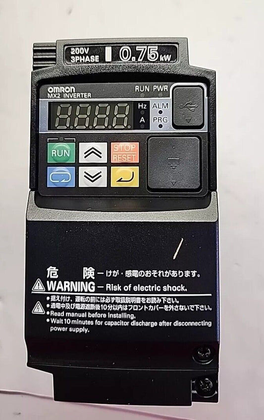 3G3MX2-A2007-V1 Omron 0.75kw Inverter NEW with Warranty & Free Shipping