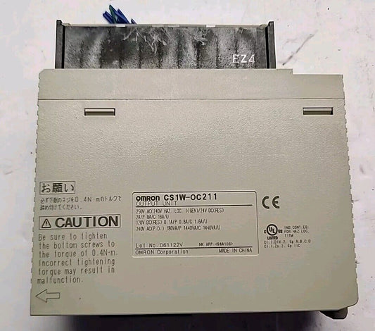 OMRON OC211 CS1W-OC211 OUTPUT UNIT 250VAC 24VDC - Free Shipping