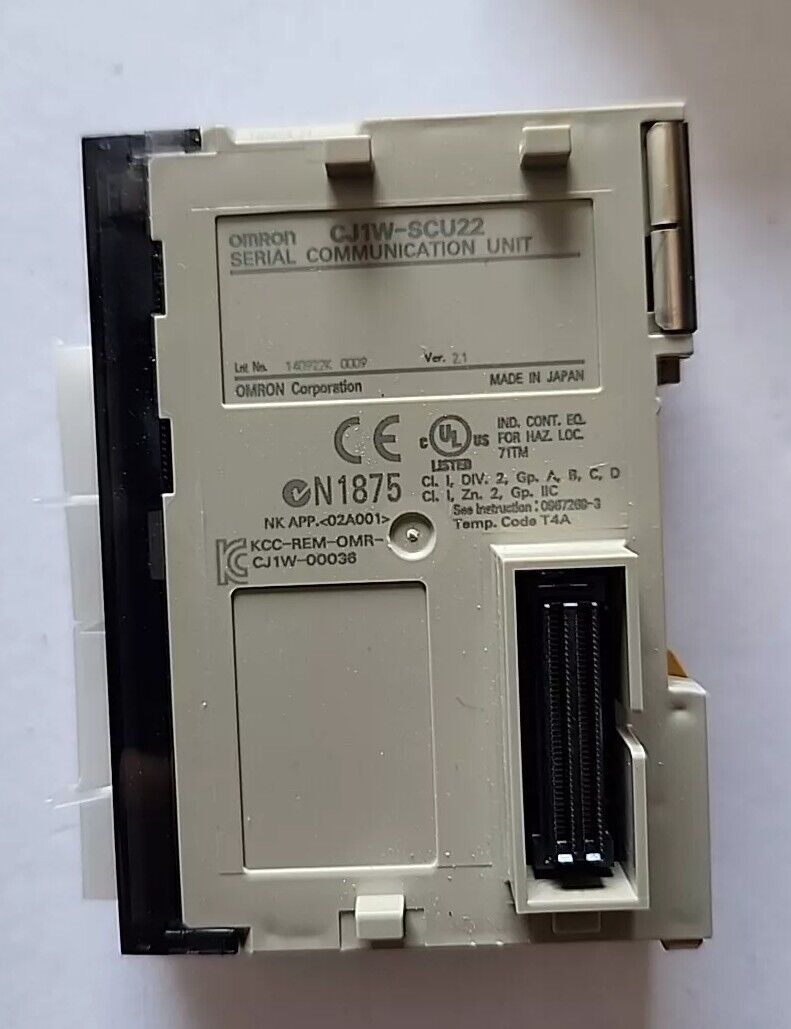 OMRON CJ1W-SCU22 Serial Communication Unit with Warranty & Free Shipping