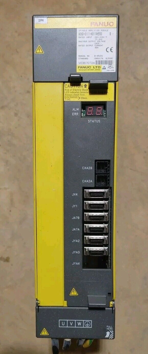 Fanuc A06B-6111-H011 #H550 Model B Spindle Drive 240V Output - Free Shipping