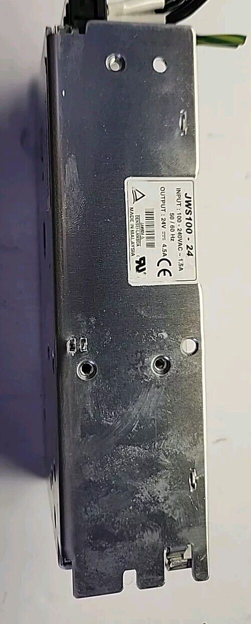 DENSEI-LAMBDA JWS100-24/A POWER SUPPLY OUT 24VDC 4.5A IN 100-240VAC~1.5A 50/60Hz