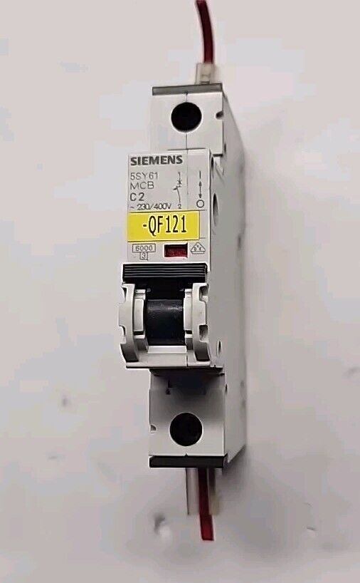 Siemens 5SY61 MCB C2 Circuit Breaker 1 Pole 230/400V Free Shipping