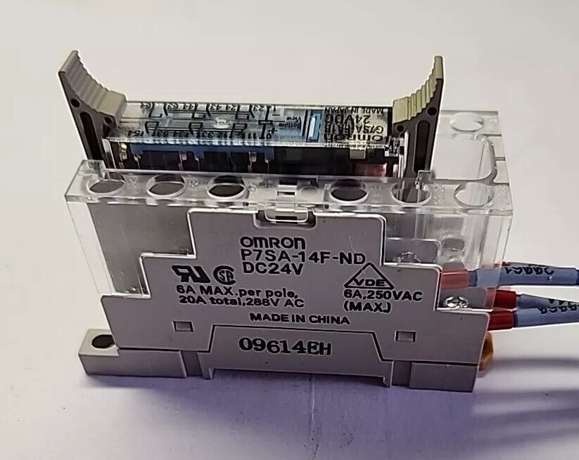 Omron P7SA-14F-ND Base & G7SA-5A1B Relay with Warranty & Free Shipping