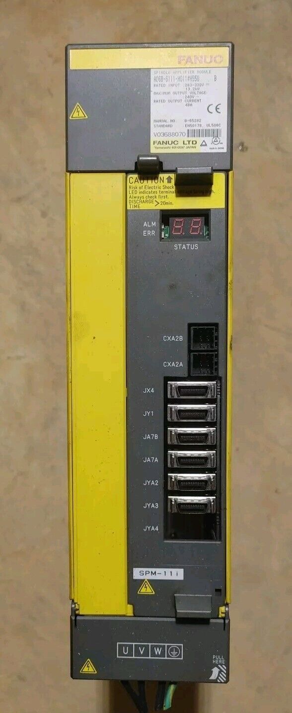 Fanuc A06B-6111-H011 #H550 B Spindle Drive 240V Output - Free Shipping