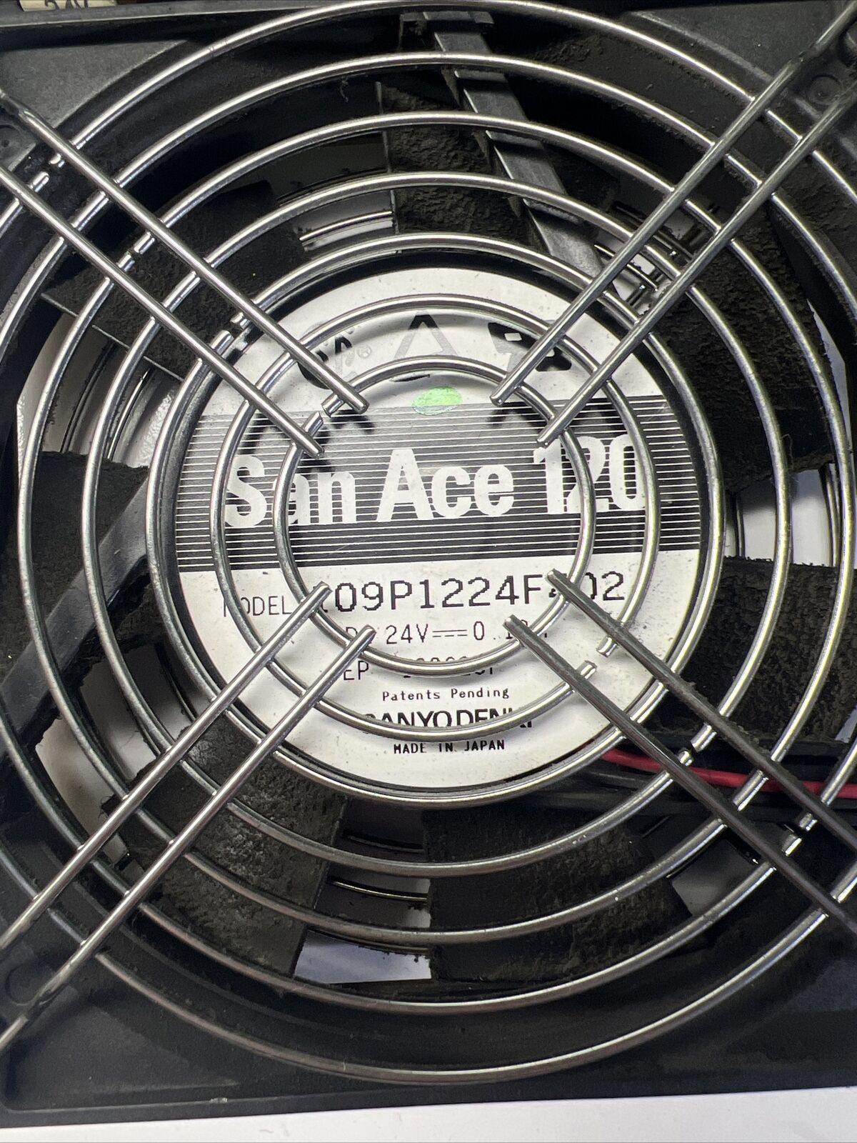 Used SAN ACE Fan 120 Model 109P1224F402 24V  with Warranty & Free Shipping