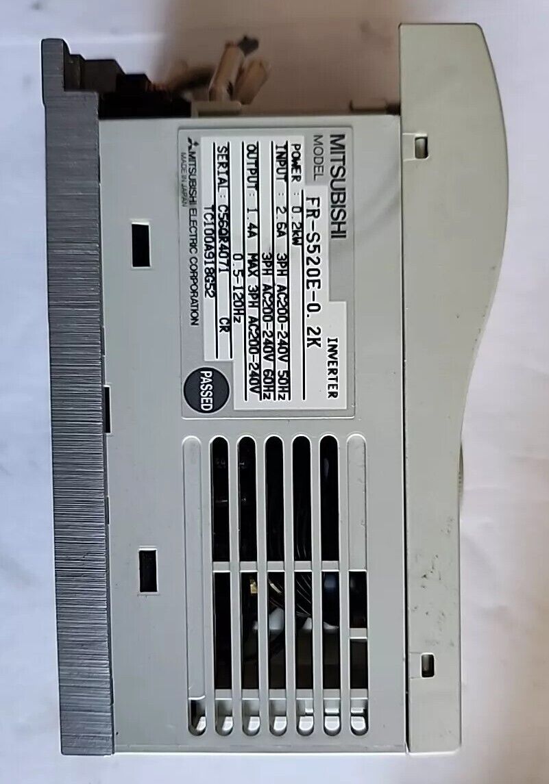 MITSUBISHI FREQROL-S500 FR-S520SE-0.2K INVERTER UNIT 0.2KW 200V with Warranty