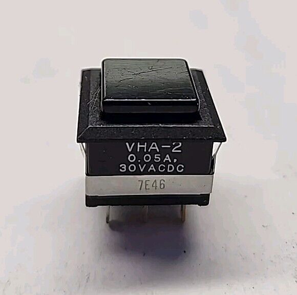 VHA-2 0.05A, 30VACDC, 7E46 Push Button Switch - Free Shipping