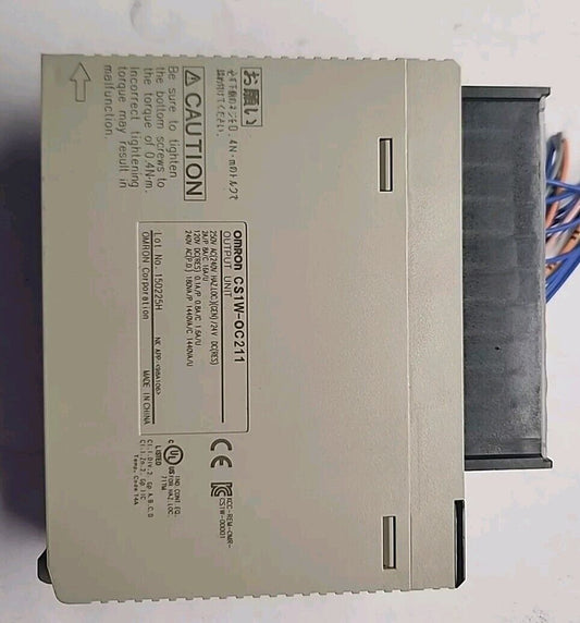 OMRON CS1W-OC211 PLC I/O Unit with Warranty & Free Shipping