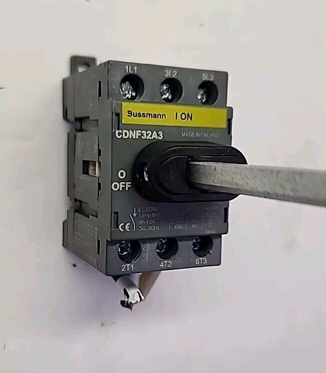 Bussmann CDNF32A3 Non-fused Compact Switch 40A 600V Free Shipping