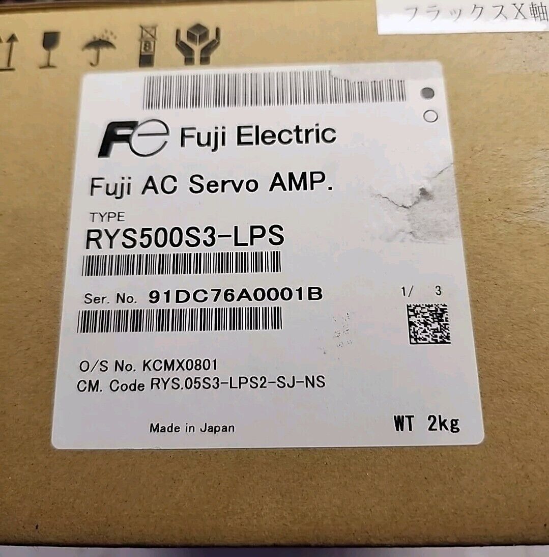 Fuji Electric RYS500S3-LPS AC Servo Drive Amplifier New Free Shipping