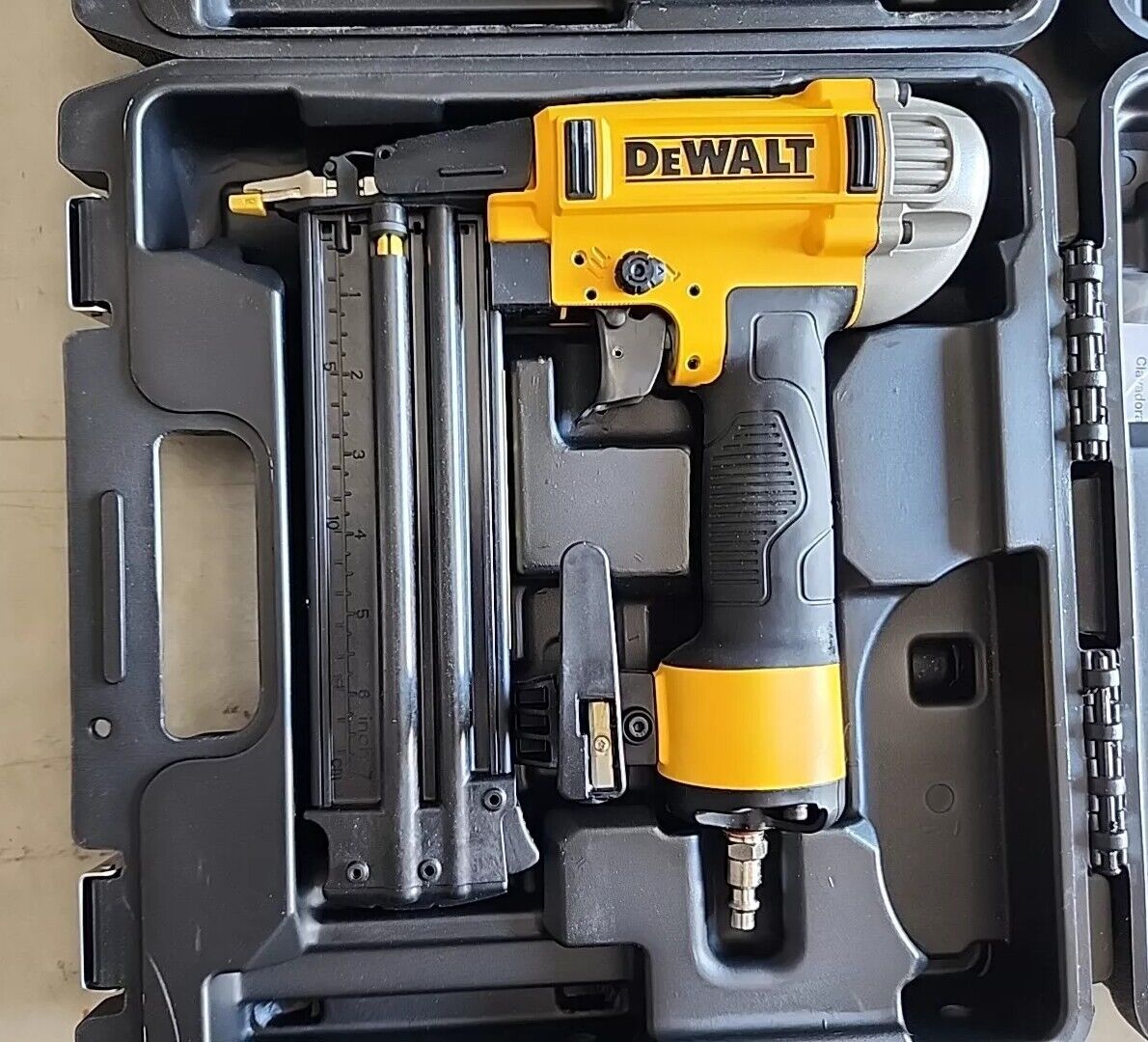 DEWALT DWFP12233 18-Gauge Precision Point Pneumatic Brad Nailer with Case