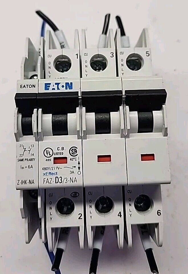 Eaton CIRCUIT BREAKER FAZ-D3/3-NA, Z-IHK-NA Free shipping