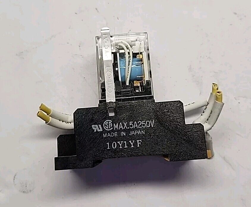 Omron MY4N 24VDC Relay with 10Y1YF Base - Free Shipping