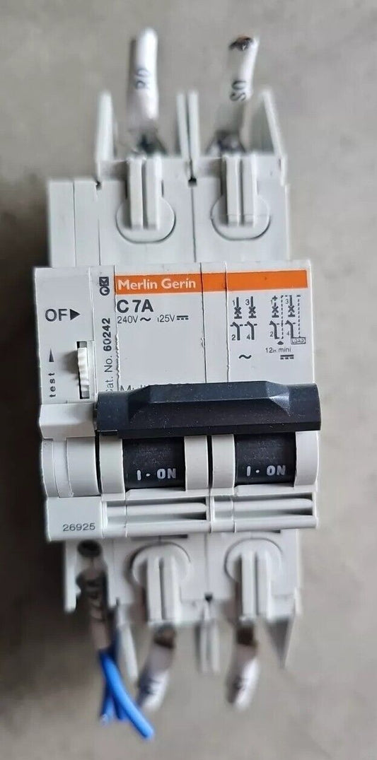 Merlin Gerin C7A Circuit Breaker Multi9 C60 240V- 125V Warranty & Free Shipping