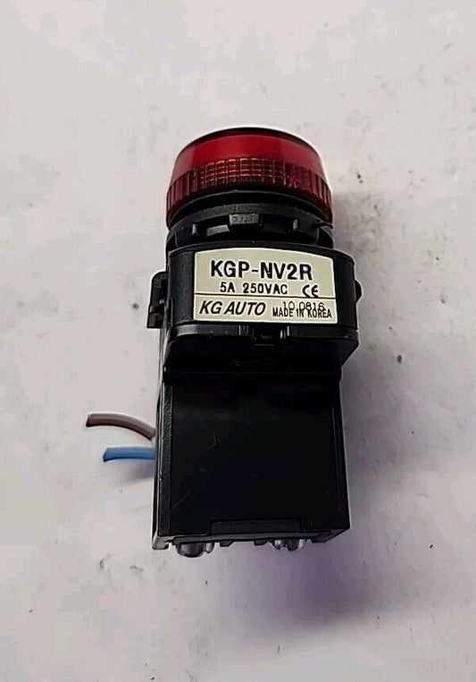 KG Auto KGP-NV2R Indicator Lamp 250VAC Free Shipping