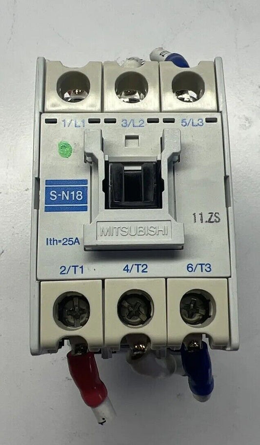 Used MITSUBISHI S-N18 AC120V CONTACTOR with Warranty &  Free Shipping