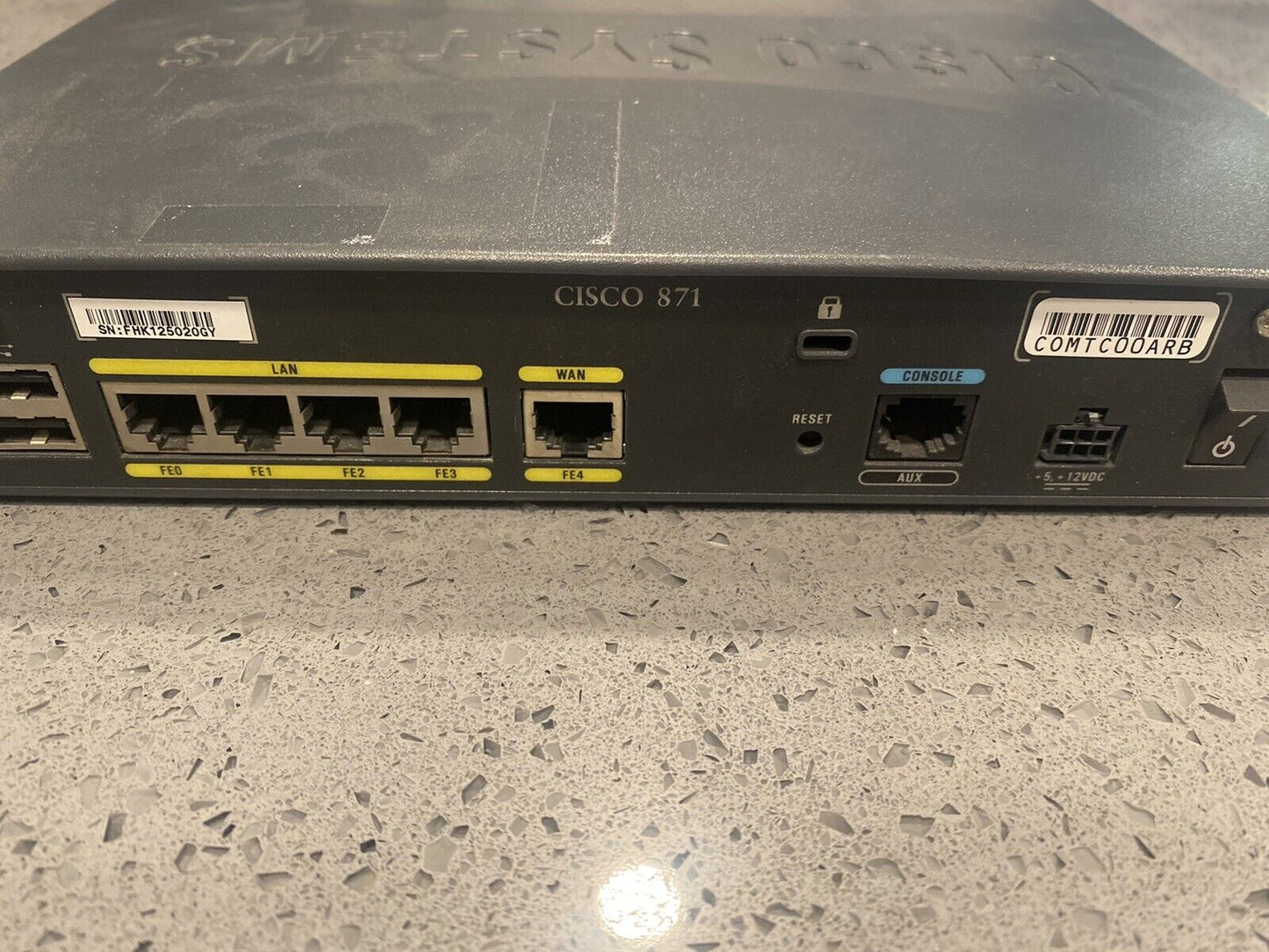 Used Cisco Systems 800 Series Model 870 Wired Router w/ warranty