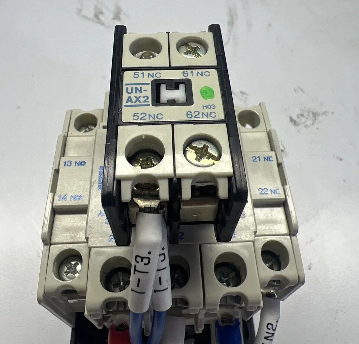 Used Mitsubishi S-N20 Magnetic Contactor with UN-AX2 warranty & Free Shipping