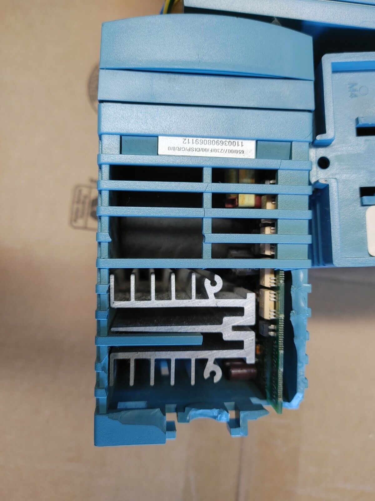 Let of 4 EUROTHERM 650 SERIES AC DRIVE 650V/0005/460/RBN with warranty