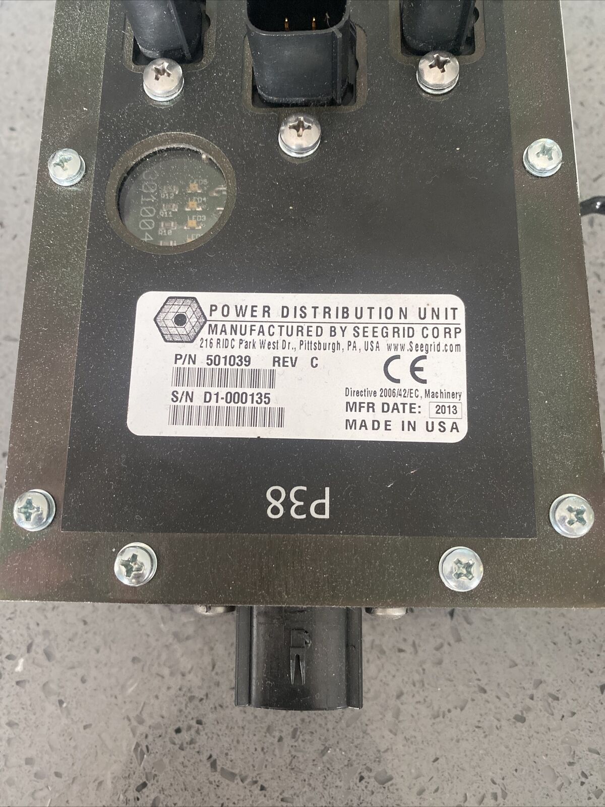 Used Seegrid Power Distribution Unit [501039 Rev C] w/ warranty