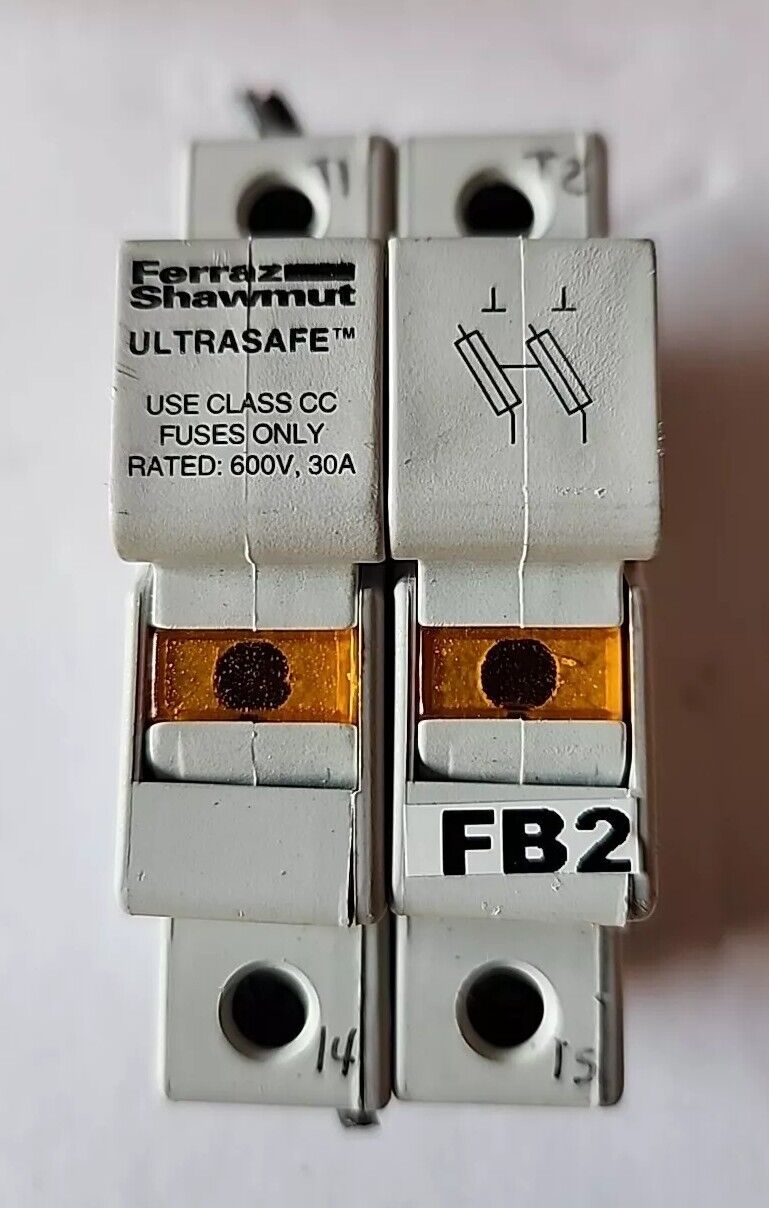 Ferraz Shawmut USCC21 / D217008 Fuse Holder & Fuse 30A with Warranty & Free Ship